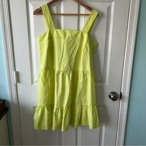NWT LOFT Beach Neon Yellow Women’s Dress size M